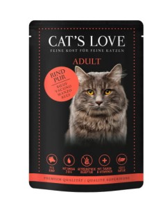 CAT'S LOVE Wołowina 85g