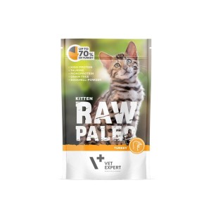 RAW PALEO KITTEN TURKEY 100g - mokra karma dla kociąt
