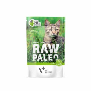 RAW PALEO STERILISED GAME 100g - mokra karma dla kotów sterylizowanych