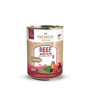 Premium Selection - wołowina z krylem 800g