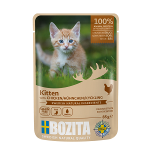 Bozita Kitten Kawałki w sosie z kurczakiem 85g