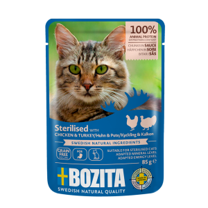 Bozita Indoor & Sterilised z Kurczakiem i Indykiem 85g