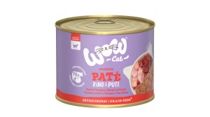 WOW CAT - wołowina z indykiem dla dorosłych kotów 200g