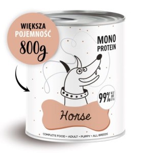 Karma mokra PEPE Horse (konina) 800g