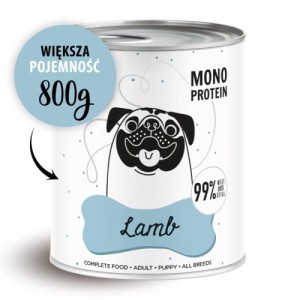 Karma mokra PEPE Lamb (jagnięcina) 800g