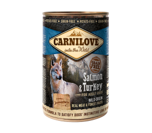 Carnilove Wild Meat  Łosoś i Indyk  400g