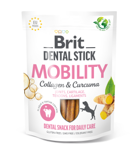Brit Dental Stick Mobility, z kurkumą i kolagenem 251g