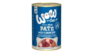 WOW CAT Senior - dziczyzna z królikiem dla kota seniora 400g