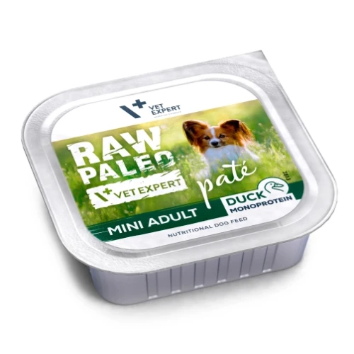 raw-paleo-duck-pate-mini-adult-mokra-karma-dla-psow-doroslych-kaczka-150-g (1).webp