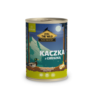 Pokusa Feel The Wild Kaczka z gruszką 400g