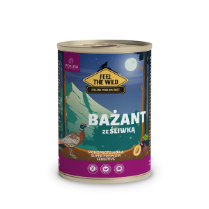 Pokusa Feel The Wild Bażant ze śliwką 800g