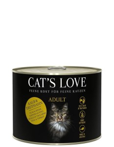 CAT'S LOVE Cielęcina i indyk 200g
