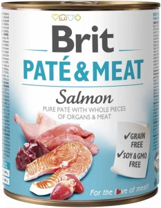 Brit Pate & Meat 400 g Łosoś