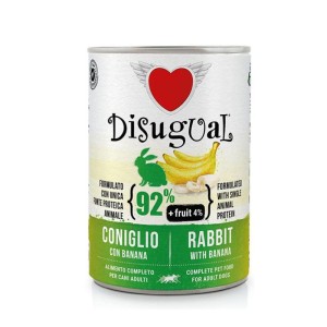 Disugual Dog Puszka Fruit Królik z bananem 400g